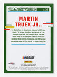 Signed Martin Truex Jr. 2024 Donruss Racing Final Season card with COA, featuring the #19 Bass Pro Shops driver. A unique addition to any NASCAR memorabilia collection.