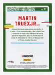 Get the signed Martin Truex Jr. 2024 Donruss #48/99 Purple Parallel Insert card. Limited edition, autographed with COA, perfect for NASCAR collectors!