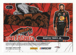 2024 Donruss Racing Unleashed #125/199 Silver Parallel Insert signed by Martin Truex Jr. This autographed NASCAR collectible features Truex Jr. in action, with COA.