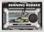 AUTOGRAPHED Nick Sanchez 2024 Donruss Racing BURNING RUBBER (Race-Used Tire) Memorabilia Relic Signed NASCAR Collectible Trading Card #25/99 (Only 99 Made)