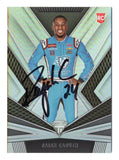 The Rajah Caruth 2023 Panini Chronicles Racing Titanium Official Rookie Card is an iconic collectible. Signed by the driver and backed by a COA, it's perfect for NASCAR enthusiasts and collectors alike.