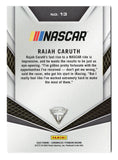 Get your hands on the official rookie card of NASCAR star Rajah Caruth with this autographed 2023 Panini Chronicles Racing Titanium card. It includes a COA and guarantees authenticity, making it a standout gift.