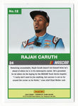 This autographed Rajah Caruth 2023 Panini Chronicles Score Green Parallel Rookie Card is a standout piece for NASCAR enthusiasts. It’s a unique collectible with a COA and is perfect for gifting.