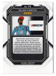 This signed Rajah Caruth 2023 Panini Prizm Racing Official Rookie Card features his rookie season in the Truck Series. Comes with a Certificate of Authenticity, making it a rare collectible.