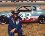 AUTOGRAPHED Richard Petty #43 STP Racing DAYTONA 500 RACE (Sun Of A Gun) Vintage Signed 8x10 Inch Picture NASCAR Glossy Photo with COA