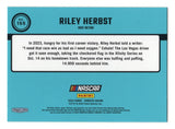 The autographed Riley Herbst 2024 Donruss Optic 1991 RETRO card captures a moment in NASCAR history, offering fans an exclusive signed collectible complete with a Certificate of Authenticity (COA).