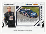 The Rusty Wallace 2024 Donruss Racing PRODUCTION LINE card, signed by the legendary driver himself. The card commemorates Wallace’s 349 career Top 10 finishes, offering NASCAR fans a genuine piece of history with COA.