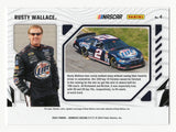 The Rusty Wallace 2024 Donruss Racing PRODUCTION LINE card, signed by the legendary driver himself. The card commemorates Wallace’s 349 career Top 10 finishes, offering NASCAR fans a genuine piece of history with COA.