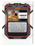 The autographed Terry Labonte 2023 Panini Prizm Racing (#5 Kellogg's Corn Flakes Team) card with COA. A rare NASCAR collectible featuring the signature of Labonte, celebrating his career in the iconic #5 car. Guaranteed authentic.