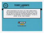 The autographed Terry Labonte 2024 Donruss Racing 1991 RETRO (#44 Piedmont) Red & Blue Insert signed card with COA. Featuring Labonte’s signature, this rare NASCAR collectible celebrates his iconic #44 car with a striking red and blue design.