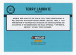The Terry Labonte 2024 Donruss Racing 1991 RETRO Rare Black Parallel Insert card #30/44. Featuring the signature of NASCAR legend Terry Labonte, this card is part of a limited edition of only 44, making it a rare and valuable collectible.