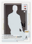 2023 Panini Chronicles Racing Clearly Donruss Insert signed by Tyler Reddick. A limited edition NASCAR card featuring clear acetate material and Certificate of Authenticity.