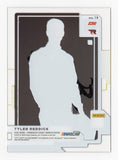 2023 Panini Chronicles Racing Clearly Donruss Insert signed by Tyler Reddick. A limited edition NASCAR card featuring clear acetate material and Certificate of Authenticity.
