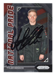Tyler Reddick’s autograph on the 2023 Panini Prizm Racing National Pride insert card. A limited-edition NASCAR collectible, complete with a COA for authenticity.