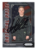 Tyler Reddick’s autograph on the 2023 Panini Prizm Racing National Pride insert card. A limited-edition NASCAR collectible, complete with a COA for authenticity.