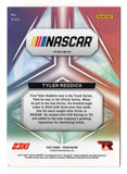 2023 Panini Prizm Racing Prismatic Rare Insert signed by Tyler Reddick. A limited-edition NASCAR collectible card with vibrant colors and guaranteed authenticity.
