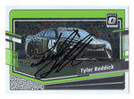 2024 Tyler Reddick Donruss Optic Racing signed card, featuring his #45 Monster 23XI car. Comes with a Certificate of Authenticity for guaranteed authenticity.