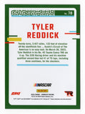Autographed Tyler Reddick 2024 Donruss Optic Racing card with his #45 Monster 23XI car. A must-have NASCAR collectible with signature and Certificate of Authenticity.