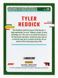 2024 Tyler Reddick signed Donruss Optic Racing card from his COTA race win. Featuring vibrant imagery of his victory with 23XI Racing, complete with COA.