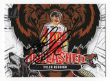 Tyler Reddick’s autographed 2024 Donruss Racing Unleashed card, showcasing his #45 McDonald's 23XI Team car. A limited-edition NASCAR collectible with COA.