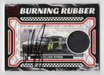 William Byron autographed 2024 Donruss Racing BURNING RUBBER card featuring a race-used tire relic. Only 99 made, with this card being #11/99. Includes COA.
