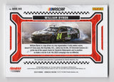 Autographed William Byron 2024 Donruss Racing BURNING RUBBER card featuring a race-used tire relic. Only 99 produced, a perfect NASCAR collectible with COA.