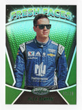 Alex Bowman 2018 Panini Certified Racing FRESH FACES Card - Rare green parallel celebrating racing excellence.