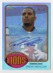 AUTOGRAPHED Ameer Abdullah 2015 Topps Chrome Rookie Mini Card
