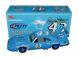 Autographed 1970 Richard Petty #43 Marc Times News Edition Plymouth Superbird Vintage Racing Champions 1/24 scale NASCAR diecast featuring an authentic signature, limited edition number #0061 of only 1,002 produced, and a Certificate of Authenticity. A fantastic collectible and thoughtful gift.