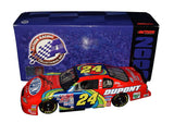 Autographed 2000 Jeff Gordon #24 Charlotte All-Star Car from The Winston in detailed 1/24 scale, featuring an authentic Jeff Gordon signature and distinctive special-event racing graphics. This collectible NASCAR diecast celebrates Gordon's appearance at Charlotte Motor Speedway and makes a great gift for dedicated racing fans.
