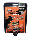 Autographed 2002 Tony Stewart #20 The Home Depot Pontiac Grand Prix Action 1/64 scale NASCAR diecast car featuring the iconic orange Home Depot racing scheme and Tony Stewart’s signature. This collectible includes a Certificate of Authenticity and is ideal for Smoke fans, Pontiac enthusiasts, and signed NASCAR memorabilia collectors.