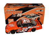 Autographed 2002 Tony Stewart #20 The Home Depot Championship Season Action 1/24 scale NASCAR diecast featuring an authentic Tony Stewart signature and the iconic orange Home Depot racing scheme. This collectible celebrates Stewart's first NASCAR Cup Series championship and makes a great gift for dedicated racing fans.