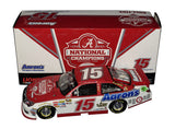 Autographed 2012 Clint Bowyer #15 Alabama Crimson Tide National Champions Talladega 1/24 scale NASCAR diecast car featuring authentic signature and serial number #1083 of only 1,640 produced.