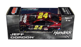 Autographed 2015 Jeff Gordon #24 AARP Drive to End Hunger Member Advantages Action 1/64 scale NASCAR diecast car featuring Jeff Gordon’s signature and distinctive Member Advantages racing design. This collectible includes a Certificate of Authenticity and represents Gordon’s memorable final full-time NASCAR Cup Series season with Hendrick Motorsports.