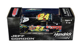 Autographed 2015 Jeff Gordon #24 Axalta Racing Fix Auto Car Action 1/64 scale NASCAR diecast featuring the distinctive Fix Auto paint scheme and Jeff Gordon’s signature. This collectible includes a Certificate of Authenticity and represents a unique #24 design from Gordon’s final full-time season with Hendrick Motorsports.