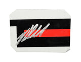 Autographed 2017 Ross Chastain #4 Protect Your Melon race-used NASCAR sheet metal from Watkins Glen. This hand-signed collectible is roughly the size of a standard trading card, fits inside a plastic toploader for protection and display, and includes a certificate of authenticity.