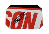 Autographed 2019 Christopher Bell #20 Rheem NASCAR Xfinity Series race-used sheet metal. This hand-signed racing collectible is roughly the size of a standard trading card, fits inside a plastic toploader for protection and convenient display, and includes a certificate of authenticity.