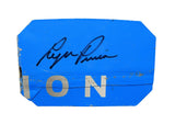 Autographed 2020 Ryan Preece #37 Maxwell House race-used NASCAR sheet metal from JTG Daugherty Racing and the Charlotte Roval. This signed collectible is roughly the size of a standard trading card, fits inside a plastic toploader for protection and display, and includes a certificate of authenticity.
