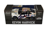 Autographed 2022 Kevin Harvick #4 Mobil 1 Richmond Win Raced Version Lionel 1/64 scale NASCAR diecast car recreating his victorious Stewart-Haas Racing Ford Mustang. Hand-signed by Kevin Harvick and accompanied by a COA, this collectible celebrates his memorable August 2022 victory at Richmond Raceway.