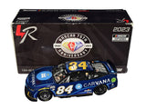 Autographed 2023 Jimmie Johnson #84 Carvana Daytona Car Lionel 1/24 scale NASCAR diecast featuring an authentic signature, limited edition number #0431 of 1,212 produced, and a Certificate of Authenticity. An outstanding collectible and a thoughtful gift for racing fans.