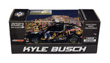 Autographed 2023 Kyle Busch #8 WWT Gateway Win Raced Version Lionel 1/64 scale NASCAR diecast recreating his Richard Childress Racing Chevrolet from Victory Lane at World Wide Technology Raceway. Hand-signed by Kyle Busch and accompanied by a COA, this collectible features detailed post-race styling from his memorable Gateway victory.