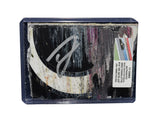 Displayed autographed Ty Gibbs #19 He Gets Us race-used composite NASCAR sheet metal from the 2023 Charlotte car with visible racing wear. Housed inside a protective plastic toploader, this trading-card-size collectible makes a great gift for Ty Gibbs fans and motorsports memorabilia collectors.