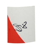 Autographed 2024 Sammy Smith #8 Pilot Flying J Racing race-used composite NASCAR sheet metal from his Loudon Xfinity car. This hand-signed collectible is roughly the size of a standard trading card, fits inside a plastic toploader for protection and display, and includes a certificate of authenticity.