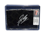 Autographed 2024 Shane van Gisbergen #97 Kubota race-used composite NASCAR sheet metal from his Iowa Xfinity car. This hand-signed collectible is roughly the size of a standard trading card, fits inside a plastic toploader for protection and display, and includes a certificate of authenticity.