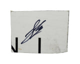 Autographed 2024 Shane van Gisbergen #97 WeatherTech race-used composite NASCAR sheet metal from the Chicago race. This hand-signed collectible is roughly the size of a standard trading card, fits inside a plastic toploader for protection and display, and includes a certificate of authenticity.