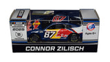 Autographed 2025 Connor Zilisch #87 Red Bull rookie Lionel 1/64 scale NASCAR diecast featuring the unmistakable Red Bull racing colors and Chevrolet design. Hand-signed by Connor Zilisch and accompanied by a COA, this miniature car is an exciting collectible from the rising star’s early NASCAR Cup Series career.