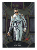 The excitement of NASCAR racing comes alive on this autographed Alex Bowman 2024 Panini Select Racing Trackside trading card. Featuring the Hendrick Motorsports driver's signature and distinctive Trackside design, this collectible includes a Certificate of Authenticity and appeals to fans of the #48 Chevrolet and NASCAR racing memorabilia.