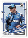 Chris Buescher is featured on this autographed 2024 Donruss Racing NASCAR trading card showcasing the recognizable Donruss design. Signed by the RFK Racing No. 17 Ford driver and former NASCAR Xfinity Series champion, this collectible includes a Certificate of Authenticity and celebrates his accomplishments in stock car racing.