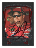 A signed Dale Earnhardt Jr. 2006 Press Pass Legends Racing trading card honoring the two-time Daytona 500 champion and longtime NASCAR fan favorite. Featuring Earnhardt Jr.'s autograph and an accompanying Certificate of Authenticity, this collectible makes a great gift for NASCAR enthusiasts and collectors of vintage racing memorabilia.