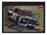 Autographed Dale Earnhardt Sr 1992 Maxx Race Cards trading card celebrating his 1991 Winston Cup Series Championship, featuring vintage NASCAR design, bold colors, and clear signature, ideal for collectors and fans looking to display a historic piece of racing memorabilia.